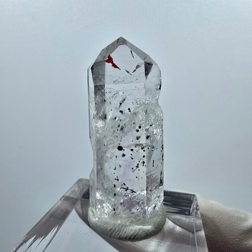 Pointe quartz lémurien - pointe, de