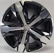 1x Peugeot 3008 18'' 7.5" 5x108 49ET ALLOY WHEEL 9811635077 Rim Wheel