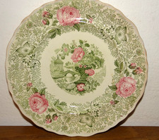 Rare Assiette à Décor