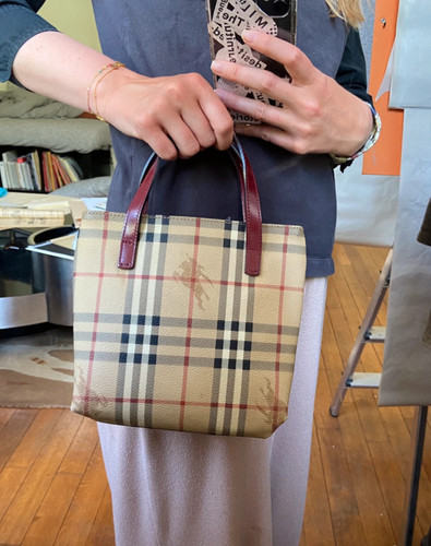 Vintage mini sac burberry 00s - vintage,
