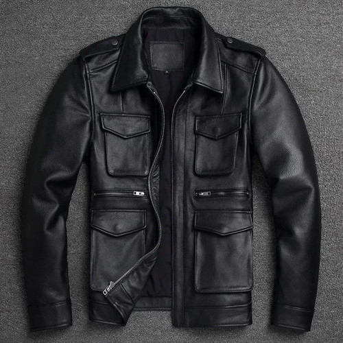 Manteau homme noir 100 - , cuir