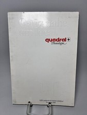 1984 Quadral Speakers Titan Vulkan Wotan Montan Shogun Korun Amun +AD Catalog