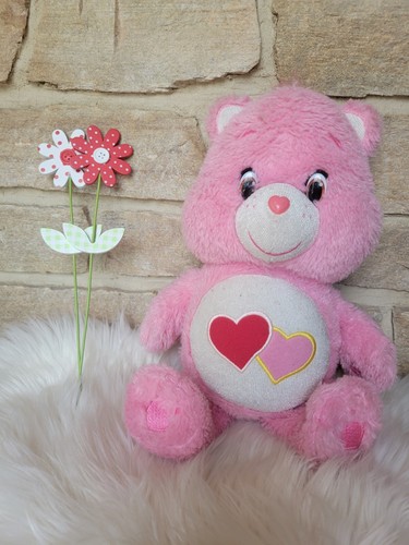 Ours bisounours rose coeur - ours,