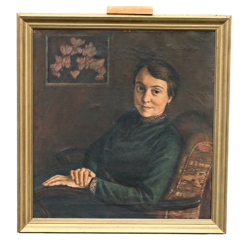 Tableau huile portrait - tableau, à