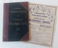 Album Photographique N°1 Chocolat DELESPAUL-HAVEŻ 1936 complet + Règlement 