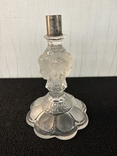 Saint Louis Crystal 4 Faces Foot Candle Holder
