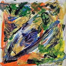 Peinture à l'huile abstraite