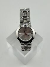 GUESS Women's Watch Mosaic Silver Steel Water Resistant Crystals Montre NwT