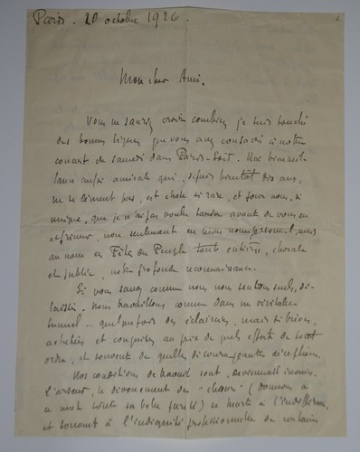 Doyen albert lettre - doyen,