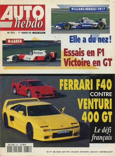 Auto hebdo 972 - n°972, 01/03//1995
