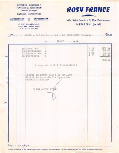 1960 poupees folklore - 1960,