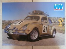 VOLKSWAGEN COX OVAL OLD-SPEED POSTER / COUPE KARMANN - 58 x 41 cm
