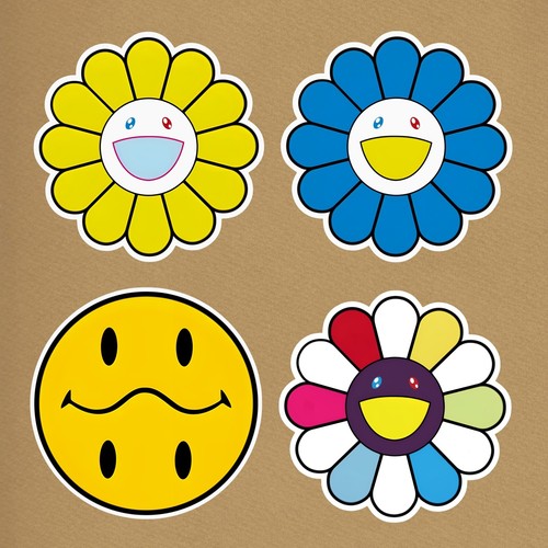 Takashi murakami autocollants - takashi,