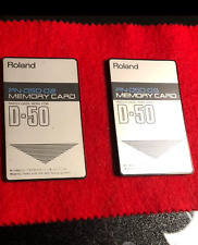 ROLAND 2 CARD ROLAND PN-D50-02 PN-D50-03 X ROLAND D50/550
