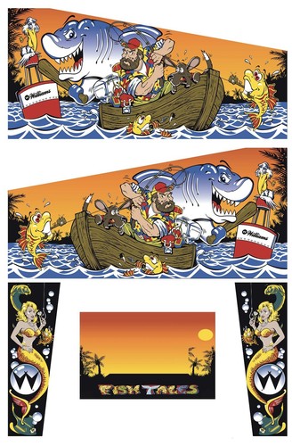 Stickers fish tales modele - tales, 1