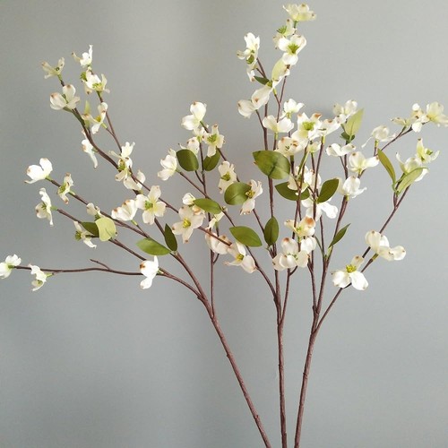 3pcs artificial dogwood - artificial,