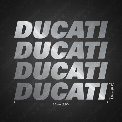 Lot stickers ducati cm - 4,