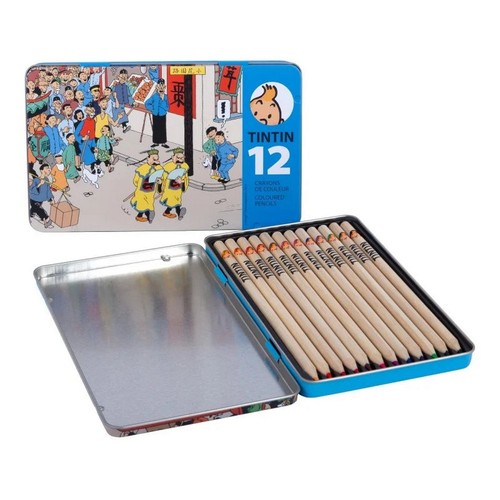 Boîte métal tintin avec - métal,