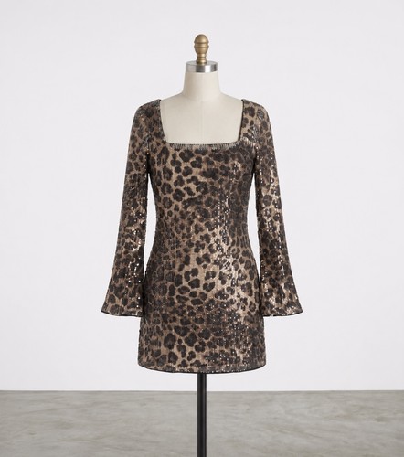 Robe soirée léopard - de,