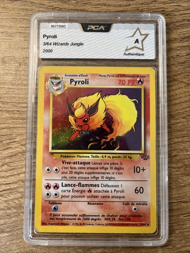 Carte pokemon pyroli - pokemon, wizard