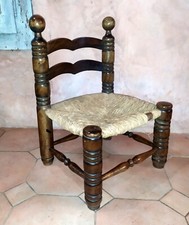 Charles Dudouyt Art Deco Side Chair C.1930 Design Vintage French