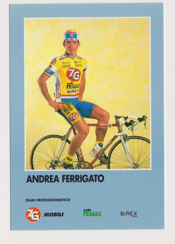 Cyclisme carte cycliste andrea - cycliste,