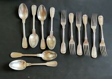 HOUSEHOLD 12 CUTLERY 6 SPOON 6 FORK SILVER PLATE DECOR NETS