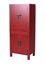 Armoire De Mariage Chinoise Rouge Armoire Haute Armoire À Tiroirs Dynastie Ming