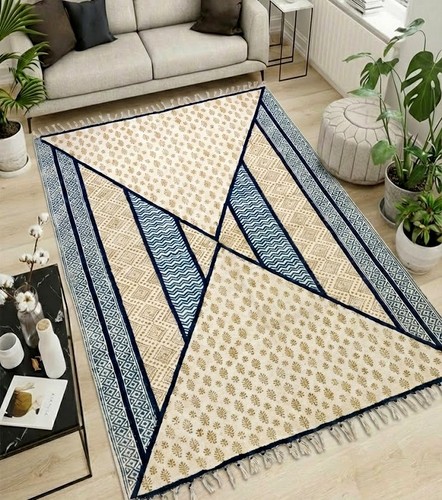 Tapis dhurrie géométrique - tapis,