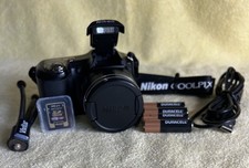 Nikon Coolpix L100 10.0MP Digital Camera 15x Zoom - Excellent - Bundle -
