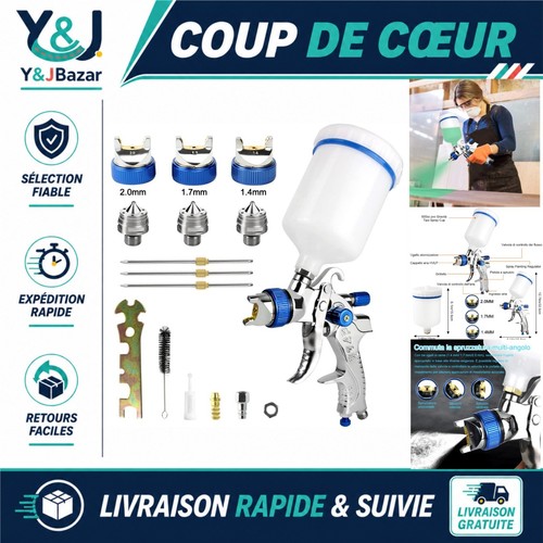 Pistolet peinture hvlp - pistolet, à