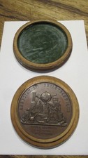  médaille philotechnique attribuée 1857 cours pour les ouvriers  + écrin bois