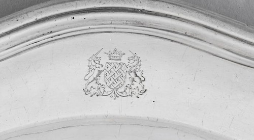 Exceptionnel plat argent - plat, en