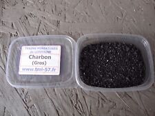 Decor NATURAL CHARCOAL HO & O - 50 g approx - for floor & TENDER locomotive - LARGE