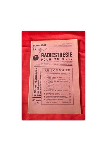 Revue radiesthesie pour tous - revue,