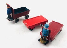 Märklin Kibri 2 x wagons à bagages et avec remorque anciens