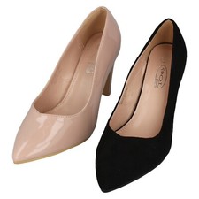 Femmes Spot On Noir/Rose