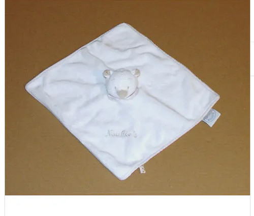 Doudou ours mouchoir plat - mouchoir,