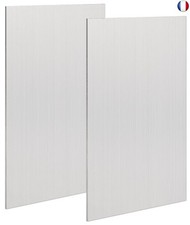 Lot de 2 tôles d'aluminium