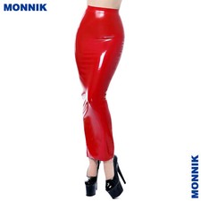 Latex Handmade Classic Pencil Skirt For Cosplay Party Wear Fetish BDSM