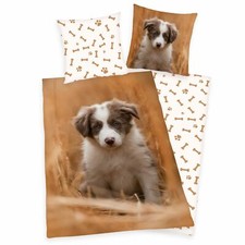 Ensemble De Literie Avec Chiot