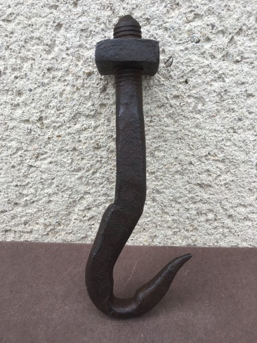 Ancien crochet fer forgé - crochet,