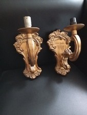 Ancienne paire d'appliques en