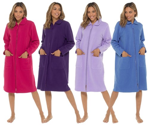 Peignoir fleece zip - fleece,