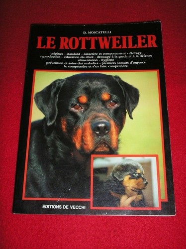Livre rottweiler chien - /,