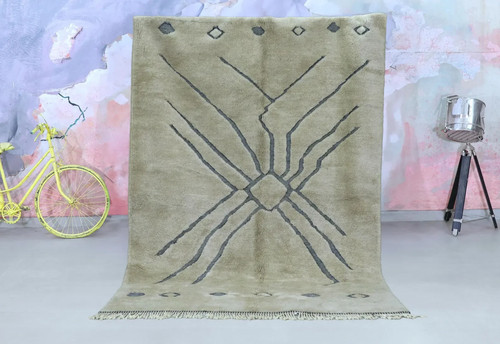 Tapis laine berbère - laine,