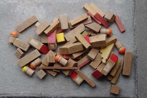 Pièces jeu construction - jeu,