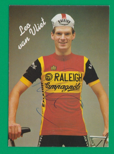 Cyclisme carte cycliste - cycliste, leo
