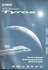 Yamaha TYROS Digital Workstation Owner's Book Bundle+ CD-ROM 3 Books 3 Languages