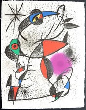 Lithographie Joan MIRO  "